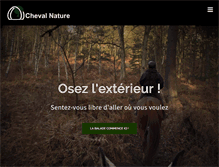 Tablet Screenshot of chevalnature.fr